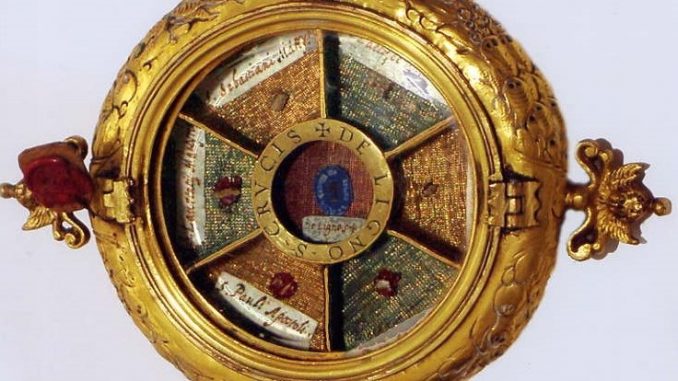 Reliquia del Santuario delle sette chiesette (particolare)
